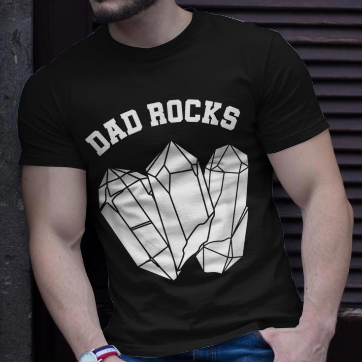 Geologist Dad Rocks Rock Collector Geology T-shirt Gifts for Him