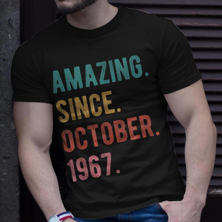 Geschenk Zum 55 Geburtstag Amazing Since Oktober 1967 T-Shirt Geschenke für Ihn