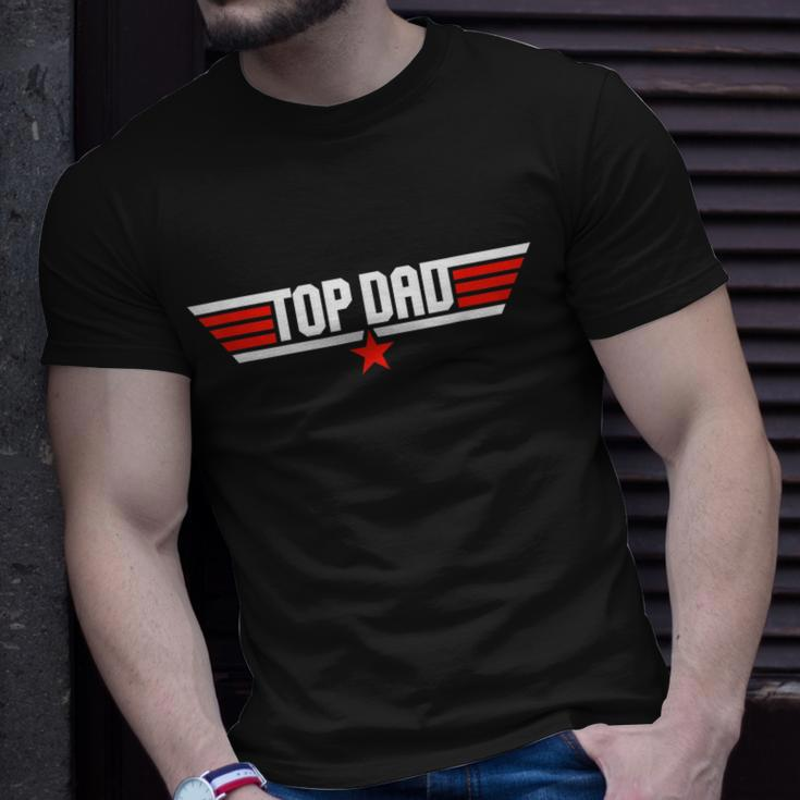 Gifts Christmas Birthday Top Dad Birthday Gun Jet Fathers Unisex T-Shirt Gifts for Him