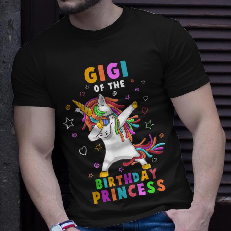 Gigi Of The Birthday Princess Lustiges Einhorn Dab-Geschenk T-Shirt Geschenke für Ihn