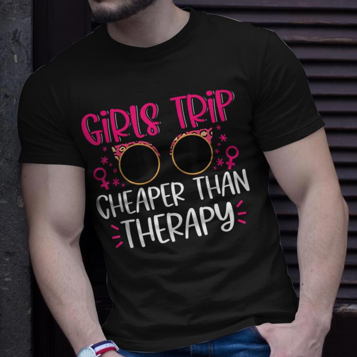 Girls Trip Cheaper Than A Therapy Bachelorette Party T-shirt Gifts for Him