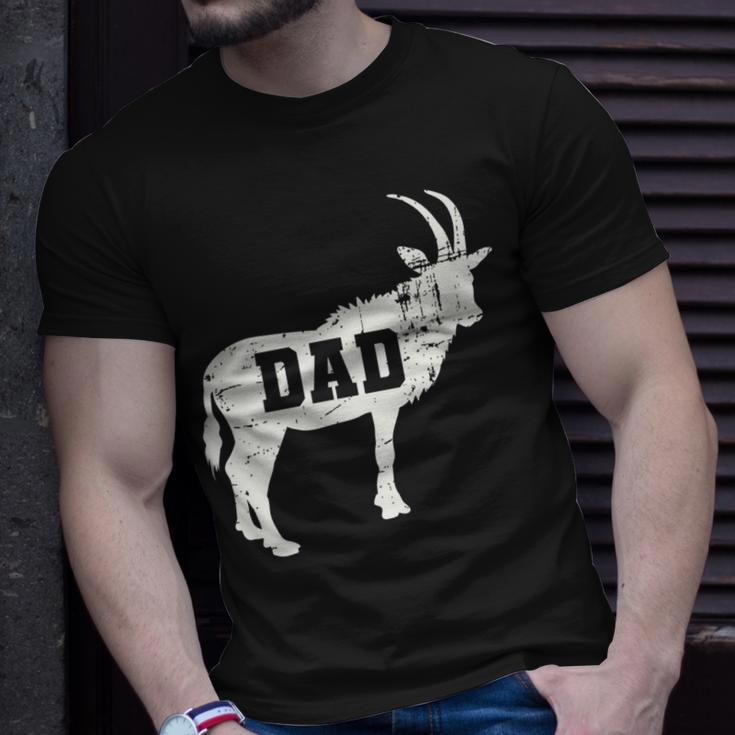 Mens Goat Dad All Time Greatest Vintage T-Shirt Gifts for Him