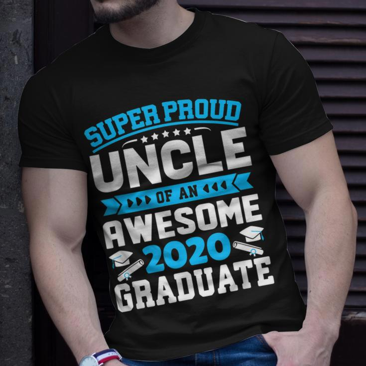 Graduation Gift Super Proud Uncle Of An Awesome Graduate Unisex T-Shirt Gifts for Him