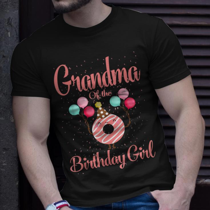 Grandma Of The Birthday Girl Donut Unisex T-Shirt Gifts for Him