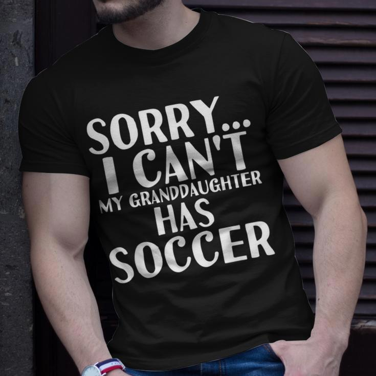 Grandpa Grandma | My Granddaughter Has Soccer Unisex T-Shirt Gifts for Him