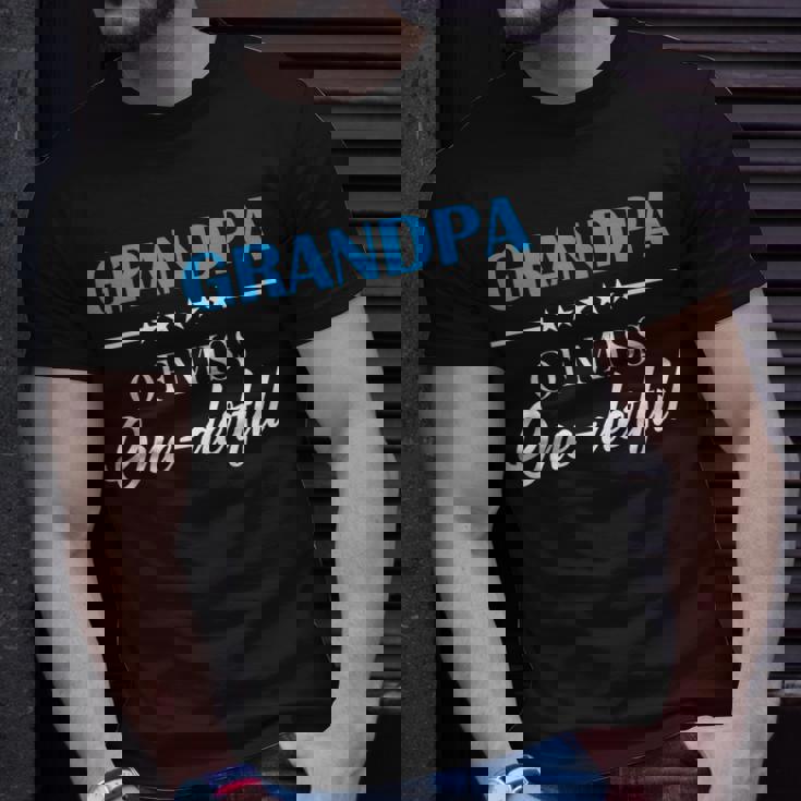 Grandpa Of Miss Onederful 1St Birthday First Onederful Gift For Mens Unisex T-Shirt Gifts for Him