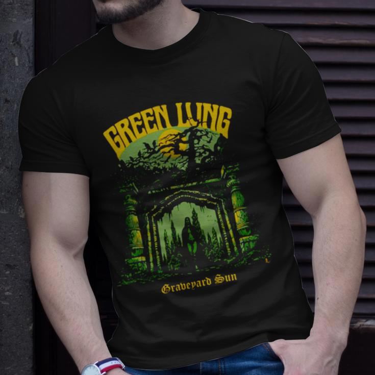 Graveyard Sun Iconic Green Lung Unisex T-Shirt Gifts for Him