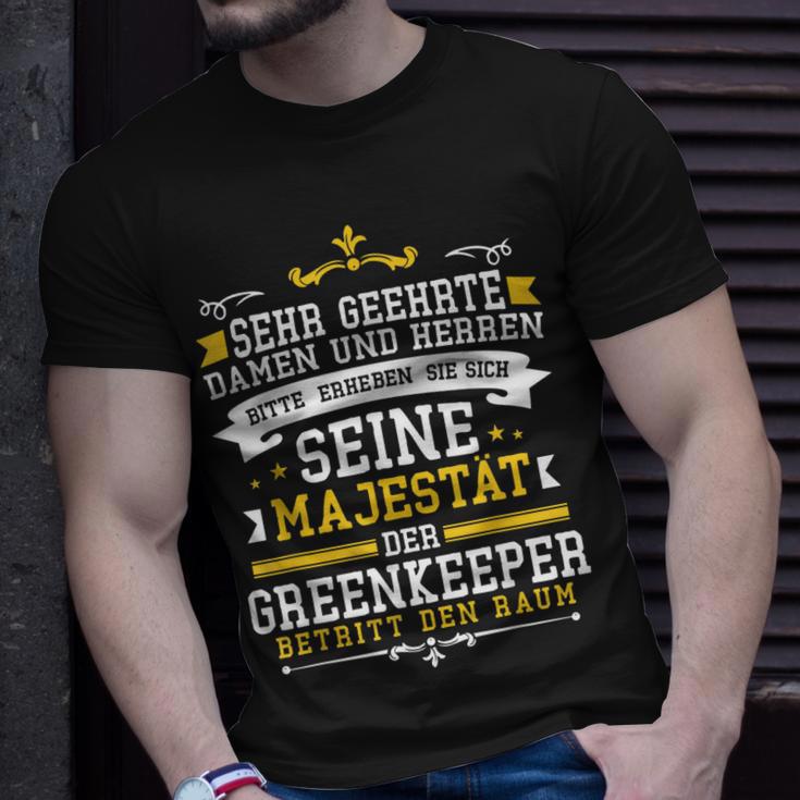 Greenkeeper Geschenk Fußball Rasenplatz Pflege Sprüche T-Shirt Geschenke für Ihn