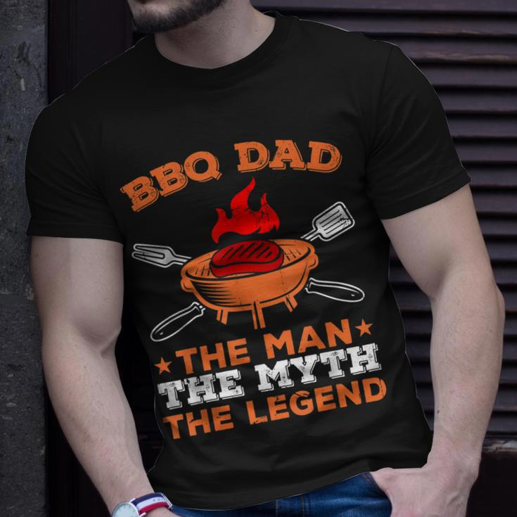 Grill Bbq Dad The Man The Myth The Legend Gift For Mens Unisex T-Shirt Gifts for Him