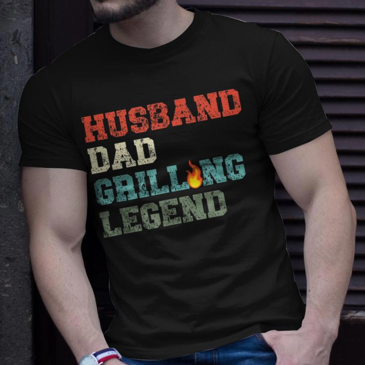 Grillen Bbq Vater Husband Grill Dad Legend T-Shirt Geschenke für Ihn