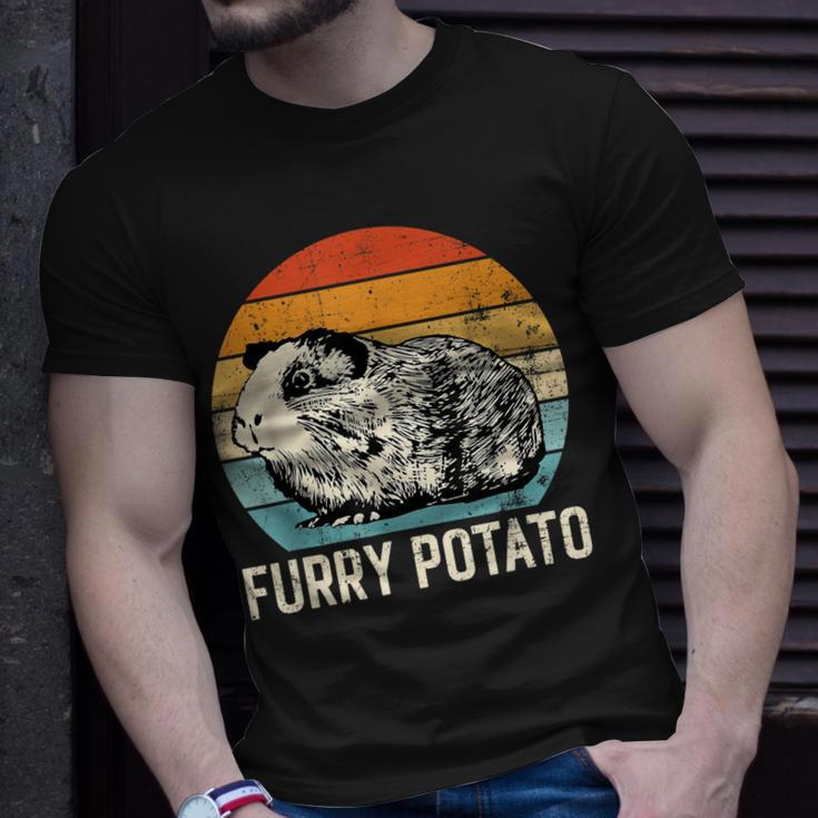 Guinea Pig Furry Potato Vintage Guinea Pig T-Shirt Gifts for Him