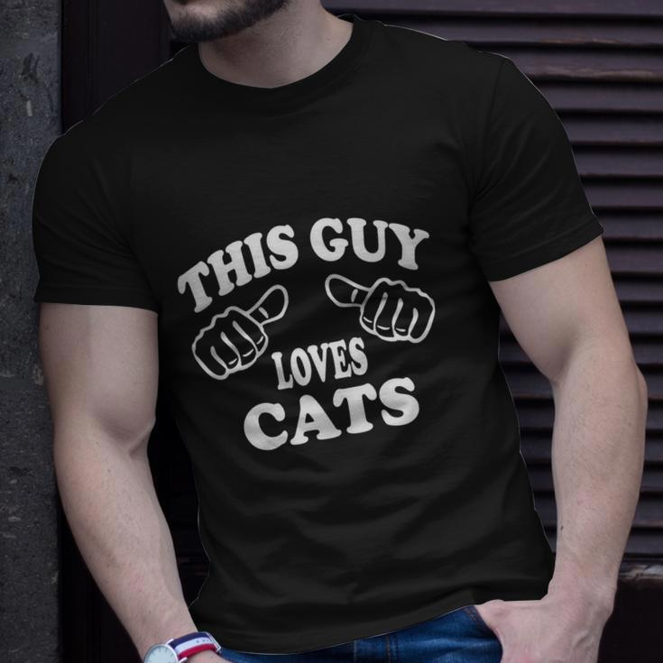 This Guy Loves Cats T-shirt Gifts for Him