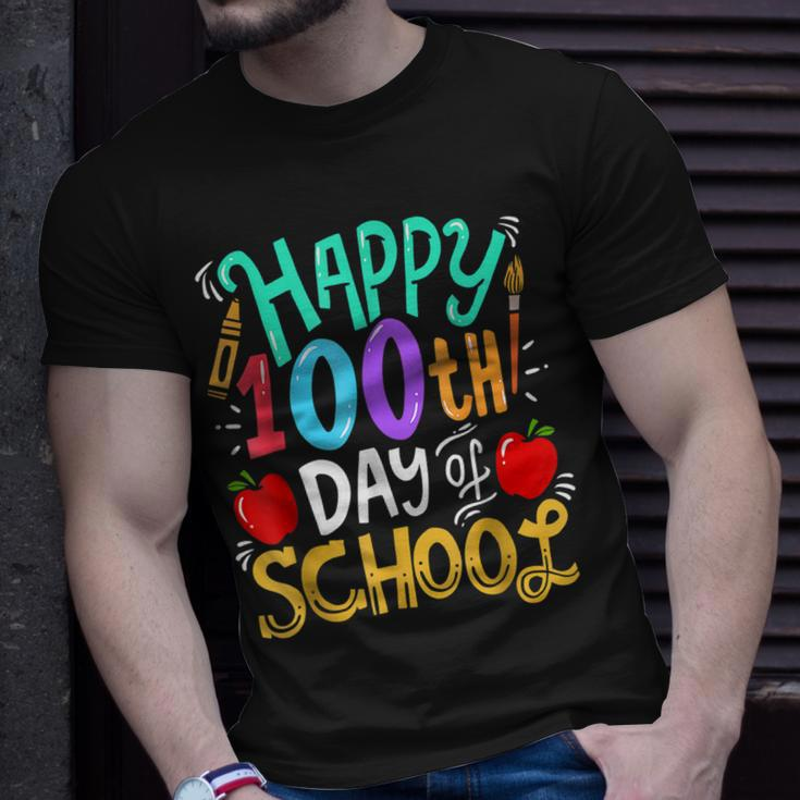 Happy 100Th Day Of School 100 Days Of Pre K Teacher Student T-Shirt Gifts for Him