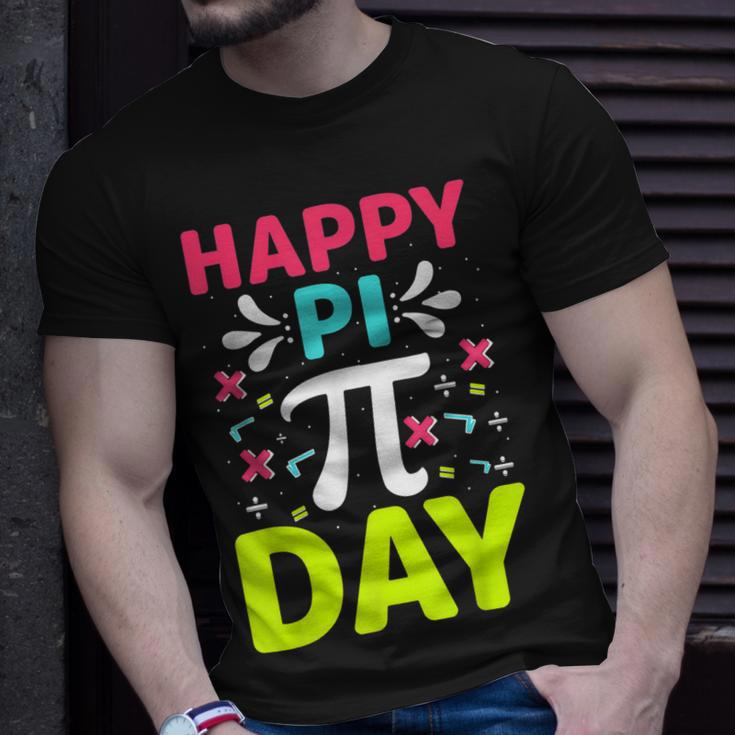 Happy Pi Day Kids Math Teachers Student Professor Pi Day V4 T-Shirt Gifts for Him