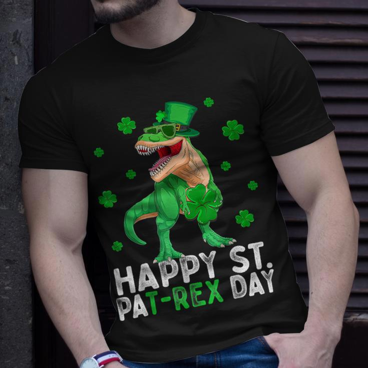 Happy St Pat-Rex Dinosaur Saint Patricks Day For Boys Girls Unisex T-Shirt Gifts for Him