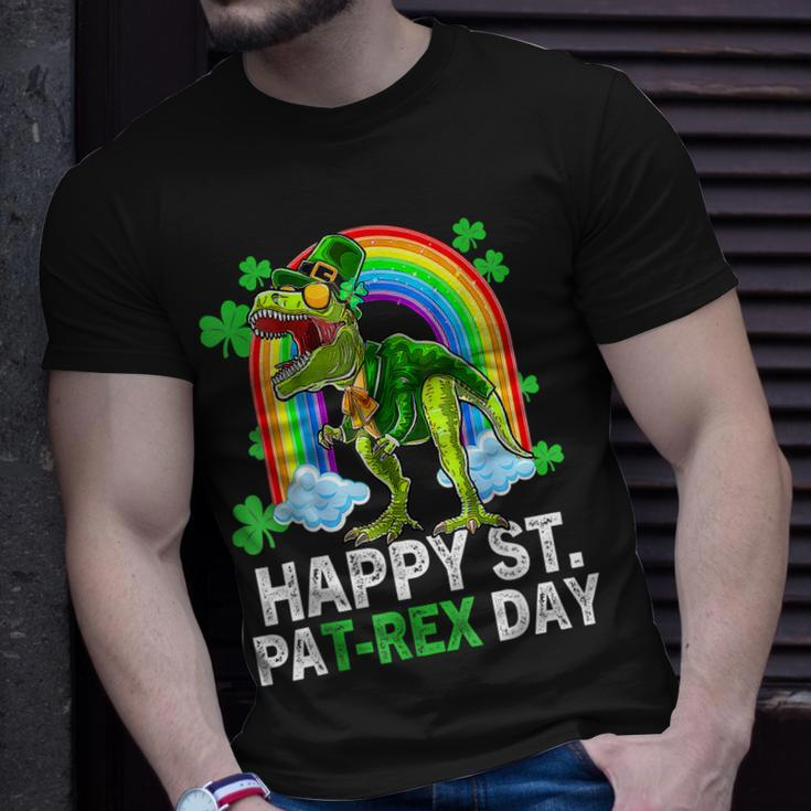 Happy St Pat Trex Day Dino St Patricks Day Toddler Boy V2 T-Shirt Gifts for Him