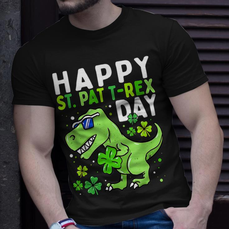 Happy St Pat Trex Day Dino St Patricks Day Toddler Boys V3 T-Shirt Gifts for Him