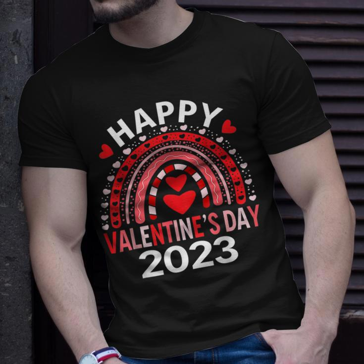 Happy Valentines Day Heart Valentine Rainbow Kids Boys Girls T-Shirt Gifts for Him