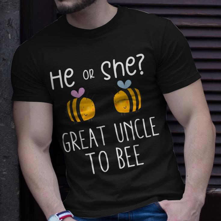 He Or She Great Uncle To Bee Future Uncle To Be Unisex T-Shirt Gifts for Him
