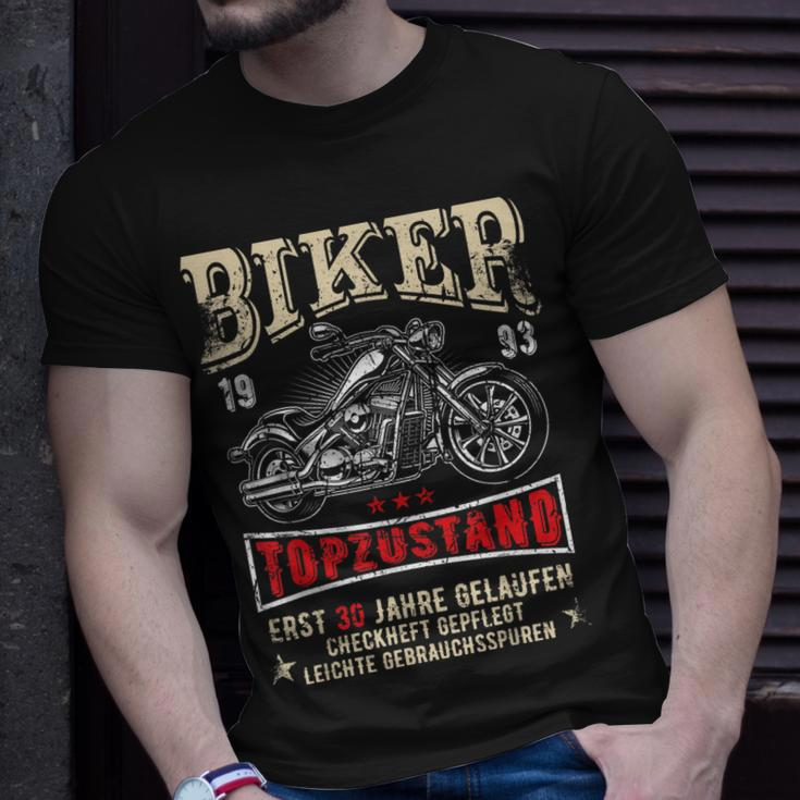 Herren 30 Geburtstag Mann Biker Geschenk Witzig Motorrad 1993 T-Shirt Geschenke für Ihn