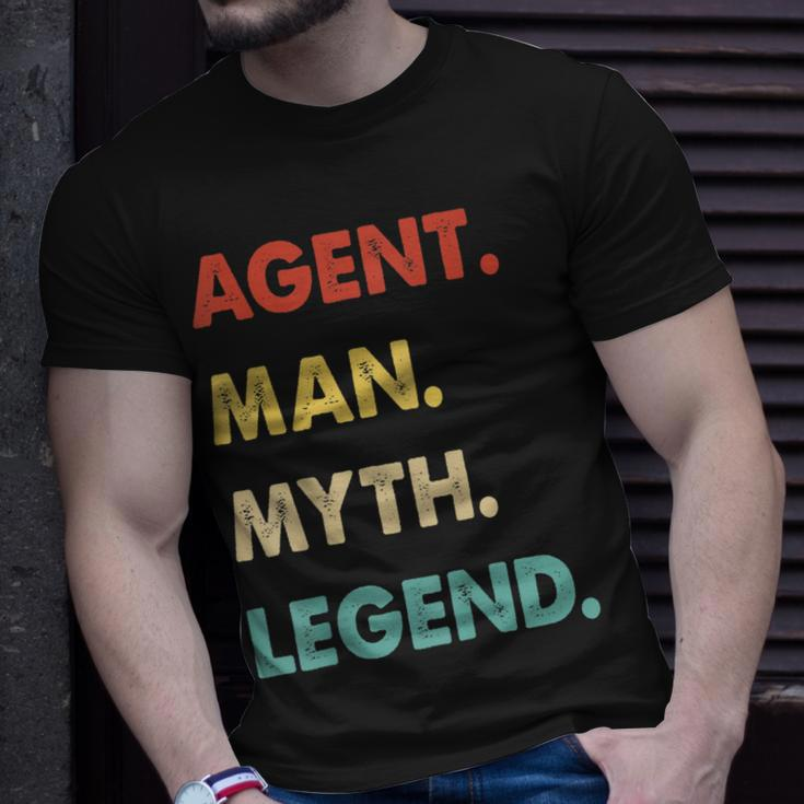 Herren Agent Mann Mythos Legende T-Shirt Geschenke für Ihn