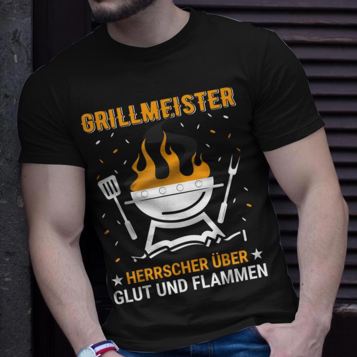 Herren Barbecue Und Grill Spruch Für Grillmeister Im Garten T-Shirt Geschenke für Ihn