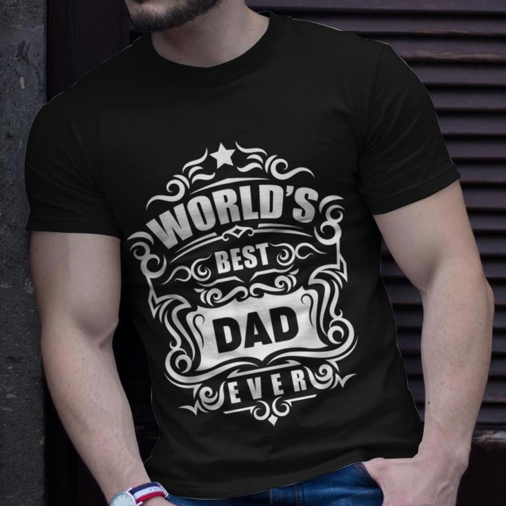 Herren Bester Vater Der Welt Papa Geschenk Geburtstag T-Shirt Geschenke für Ihn