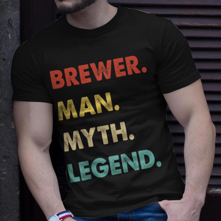 Herren Bierbrauer Mann Mythos Legende T-Shirt Geschenke für Ihn