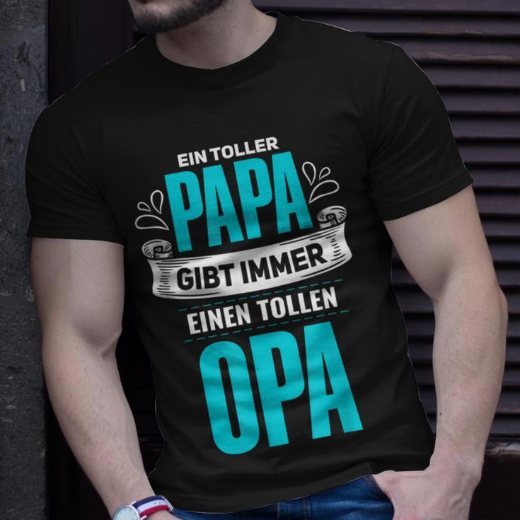 Herren Cooles Werdender Opa Spruch Für Papas Und Opas T-Shirt Geschenke für Ihn