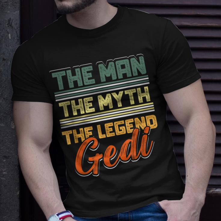 Herren Gedi Die Legende Taufgedi T-Shirt Geschenke für Ihn