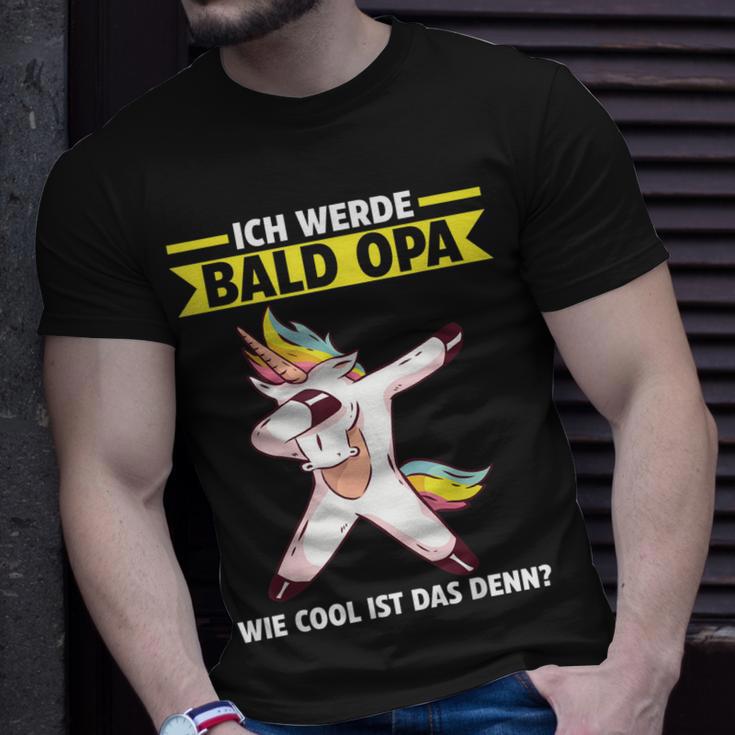 Herren Ich Werde Bald Opa V2 T-Shirt Geschenke für Ihn