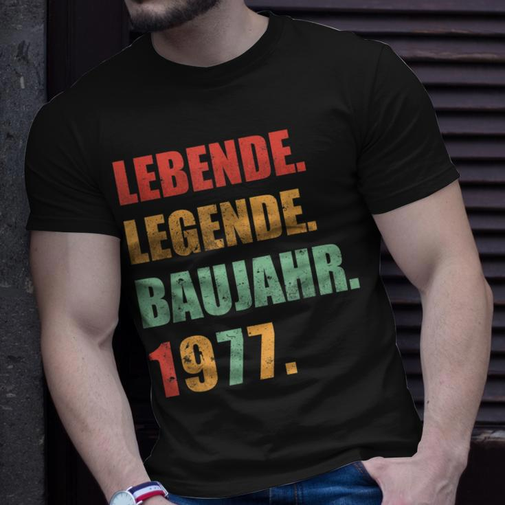 Herren Lebende Legende Baujahr 1977 Geschenk Geburtstag T-Shirt Geschenke für Ihn