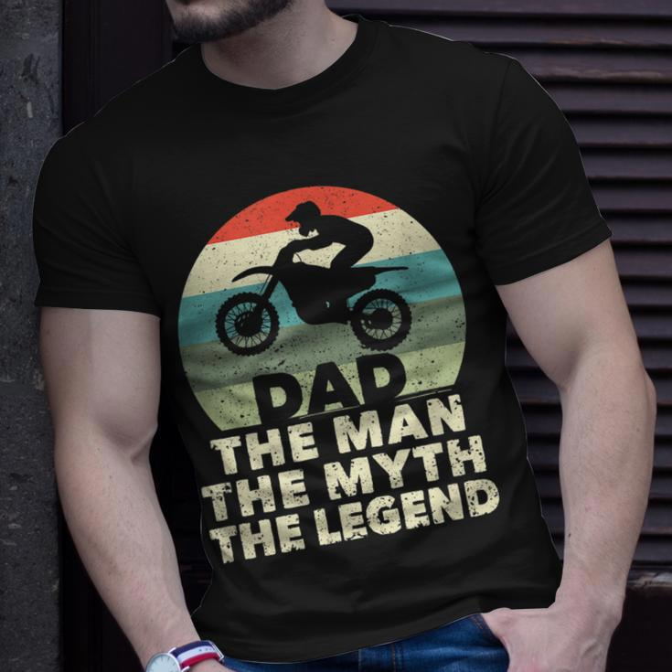 Herren Motocross MX Rider Dad T-Shirt - Mann, Mythos, Legende Geschenke für Ihn