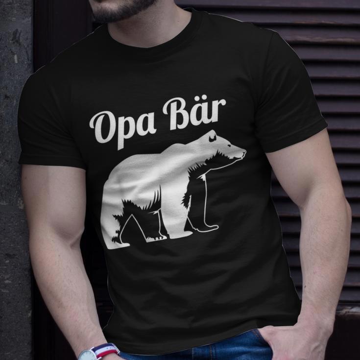 Herren T-Shirt Opa Bär, Lustige Geburtstagsidee für Großväter Geschenke für Ihn