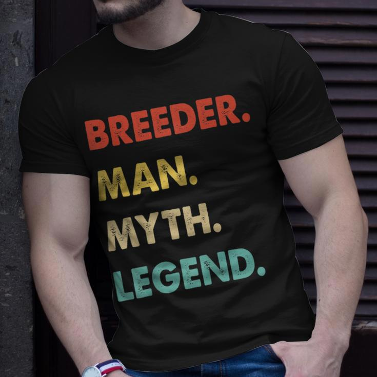 Herren Züchter Mann Mythos Legende T-Shirt Geschenke für Ihn