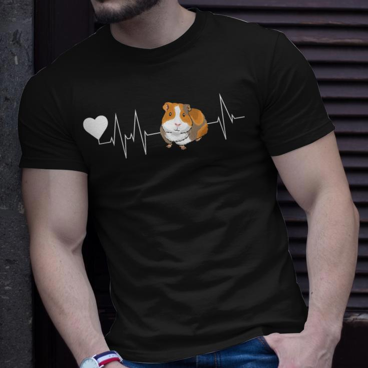 Herzschlag Meerschweinchen Mama T-Shirt Geschenke für Ihn
