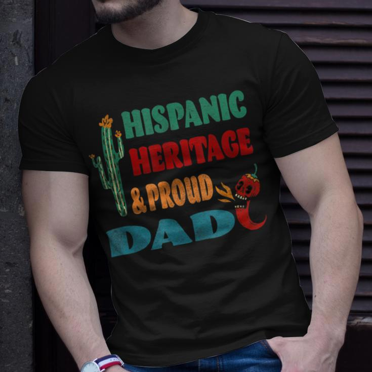 Hispanic Heritage &Amp Proud Dad Unisex T-Shirt Gifts for Him