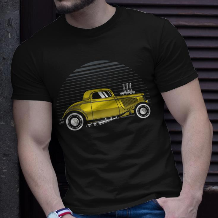 Hot Rod Tuning Retro Rennwagen Sportwagen Auto Geschenk T-Shirt Geschenke für Ihn