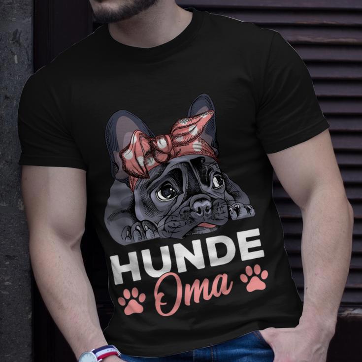 Hunde Oma Französische Bulldogge Frenchie Frauchen T-Shirt Geschenke für Ihn