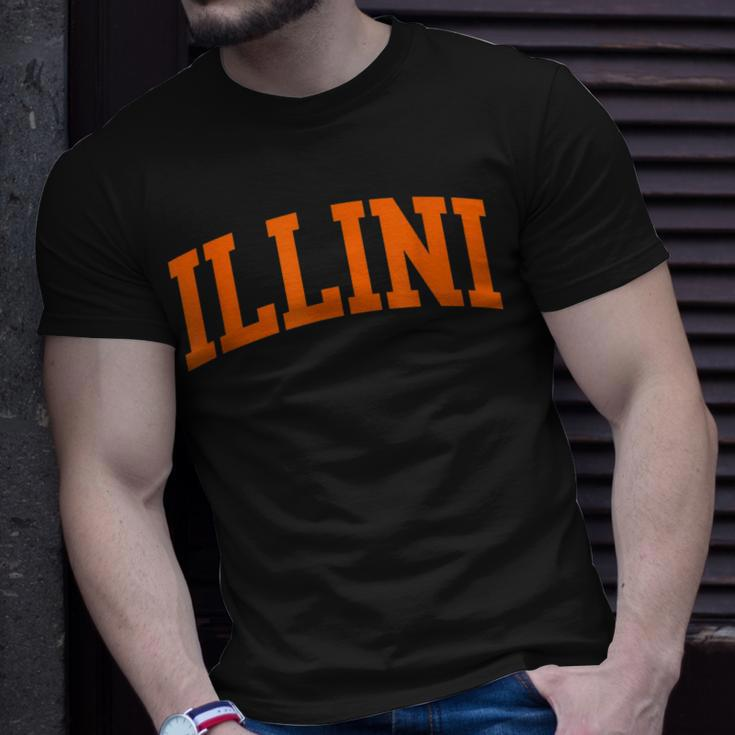 Illini Arch Athletic College University Alumni Style T-Shirt Gifts for Him