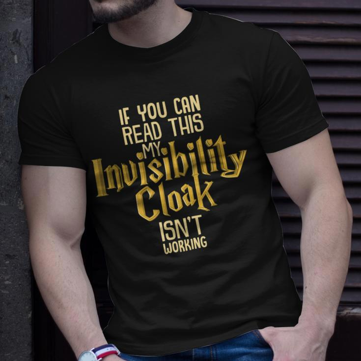 Invisibility Cloak Geek Book Movie Lover Kids Unisex T-Shirt Gifts for Him