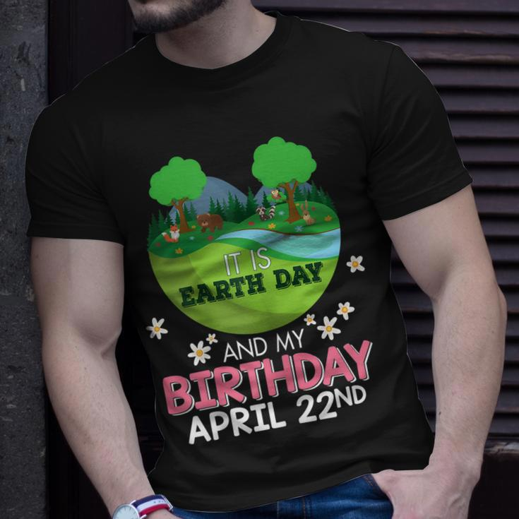 It Is Earth Day And My Birthday Save Our Planet Unisex T-Shirt Gifts for Him