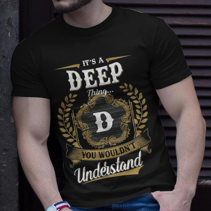 Its A Deep Thing You Wouldnt Understand Shirt Deep Family Crest Coat Of Arm Unisex T-Shirt Gifts for Him