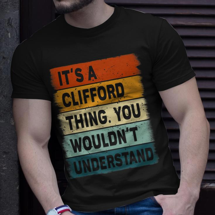 Mens Its A Clifford Thing Clifford Name Personalized T-Shirt Gifts for Him
