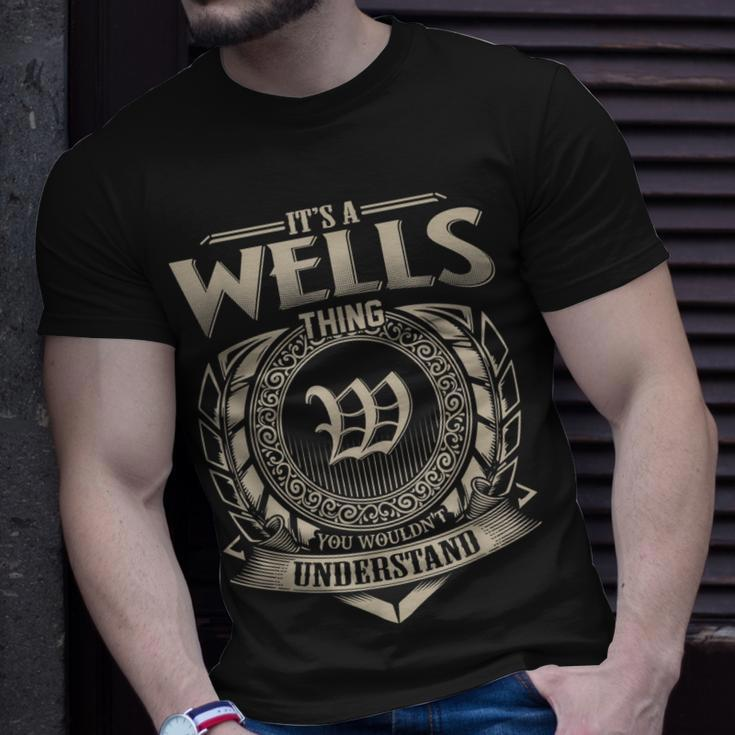 Its A Wells Thing You Wouldnt Understand Name Vintage T-Shirt Gifts for Him
