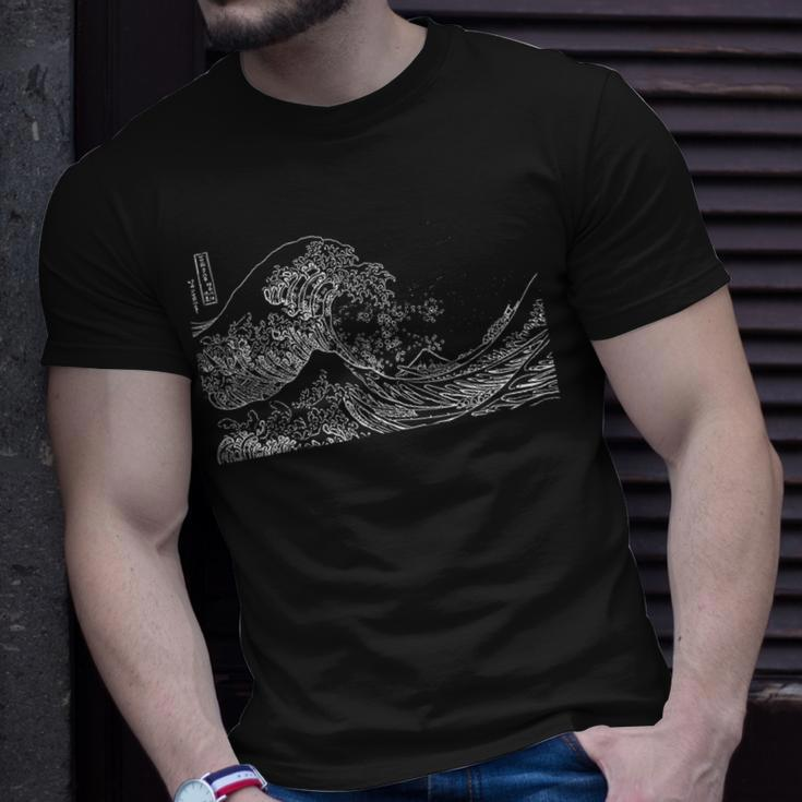 Japanese Wave Ocean Traditional Japan Graphic Unisex T-Shirt Gifts for Him