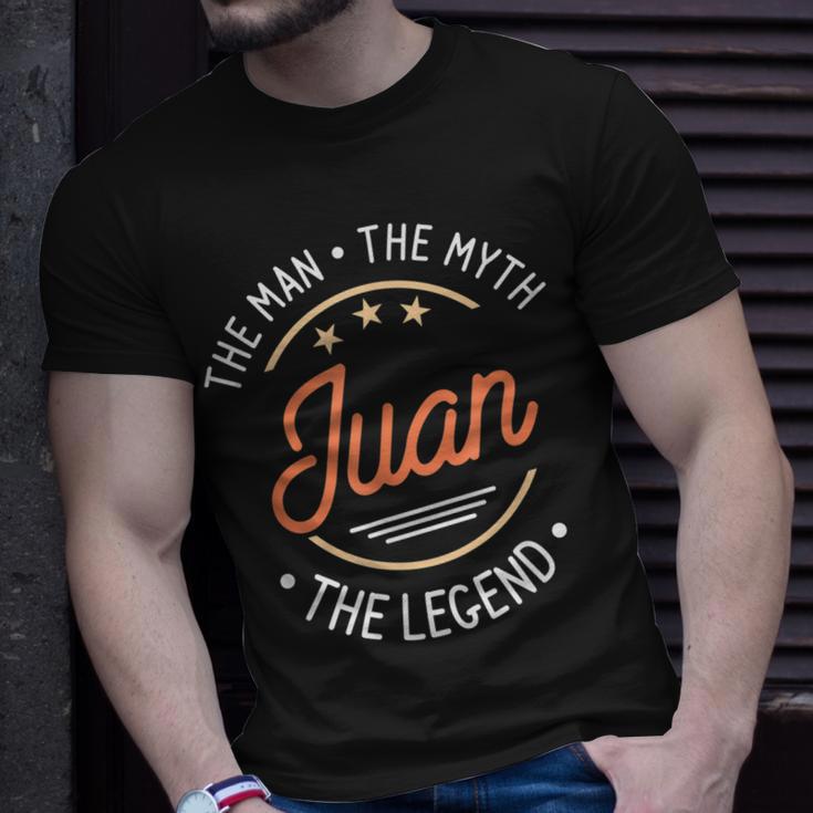 Juan Der Mann Der Mythos Die Legende T-Shirt Geschenke für Ihn