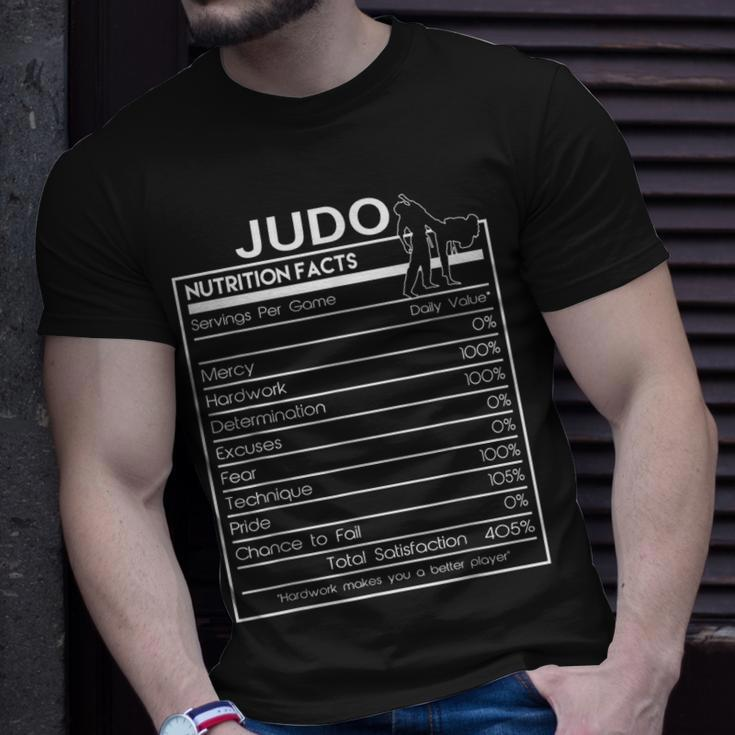 Judo Nutrition Facts Sarkastisches Judo Girl T-Shirt Geschenke für Ihn