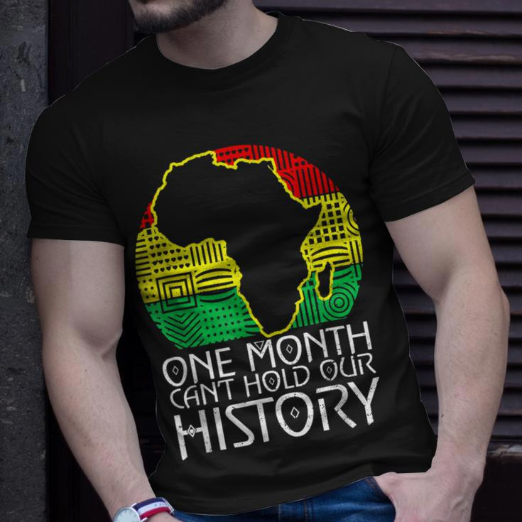 Junenth One Month Cant Hold Our History Black History T-Shirt Gifts for Him