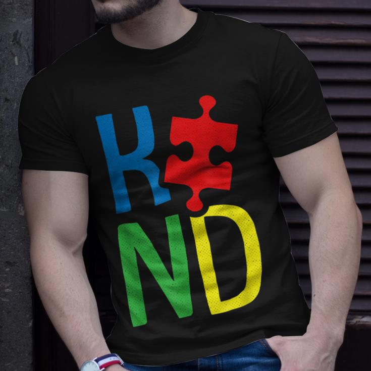 Kind Autism Awareness Puzzle Baby Boys Girls Toddlers Kids Unisex T-Shirt Gifts for Him